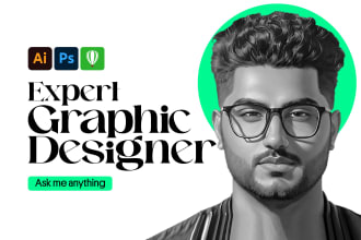 do any graphic design work using adobe illustrator