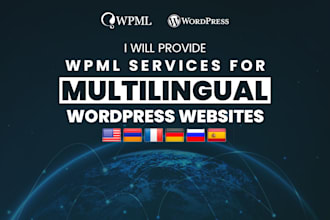 provide wpml services for multilingual wordpress websites