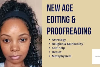 proofread and edit spiritual and new age content
