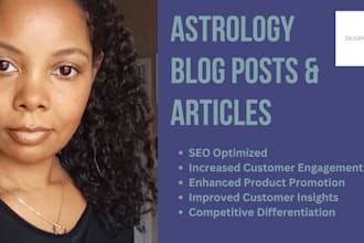 write accurate astrology blog posts and articles