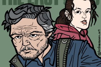 do fanart of your favourite tv show or movie in my style