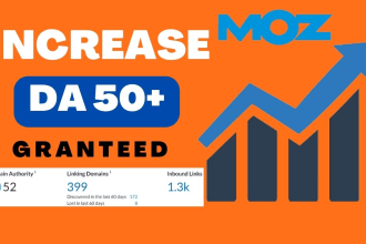 increase moz da domain authority 50 plus