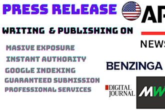 press release on apnews, PR distribution within 24 hrs