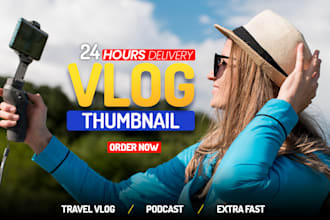 design your vlog thumbnail