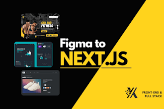 convert figma to next js, nextjs frontend or fullstack