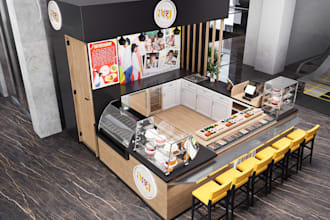 design 3d mall kiosk, trade show booth, stall, exhibition stand