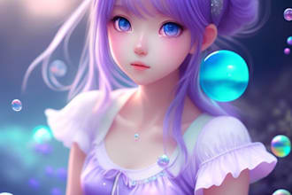 draw beautiful anime art, oc, nsfw