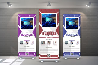 design roll up and banners