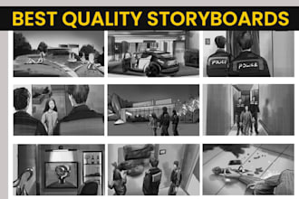 create best quality storyboards art for you