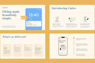 design a pitch deck presentation