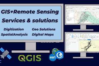 do expert gis mapping, geospatial and satellite analysis