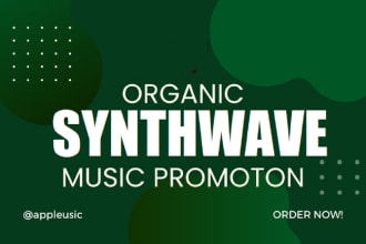 promote your synthwave music datpiff to genuine music listener with inspection
