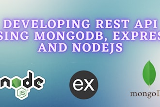 develop rest API using nodejs and mongodb