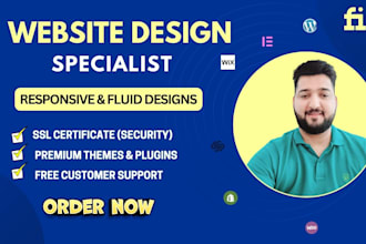 build, design or redesign a responsive wordpress website