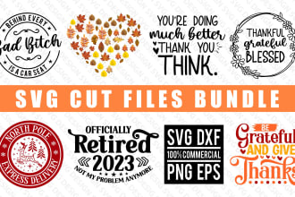 svg layered files design bundle for etsy and others