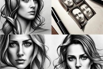 make 3d design sketches, 3d machine sketch