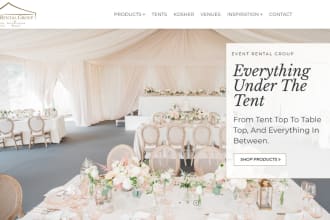 design party rental website, 360 photobooth website, photobooth website