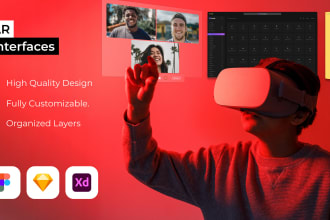 design unique augmented reality website and app