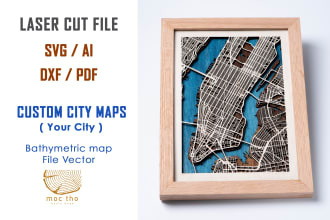 create vector map file for laser cutting and engraving