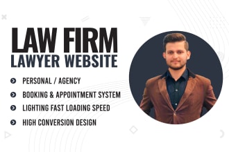 create a law firm attorney lawyer  barrister website