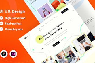 make wireframe, website graphics, website design figma