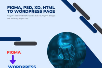 convert figma to wordpress, PSD to wordpress with elemenator