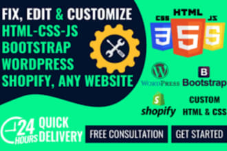 expertly modify, fix, or create websites