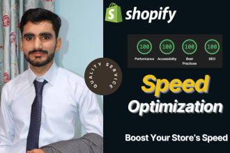 do free pre order audit of your shopify store and do shopify speed optimization