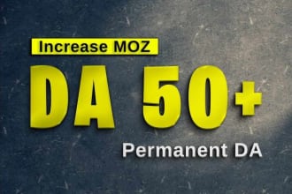 increase moz domain authority da 50 plus with powerful high authority backlinks