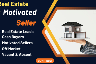provide motivated sellers,cash buyers real estate leads with skip tracing