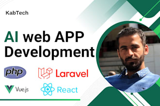 do fullstack laravel PHP vuejs react js ai web app development