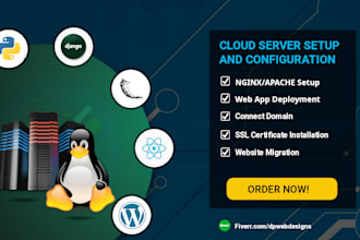 deploy your website on AWS, azure, gcp or linode vps