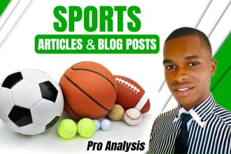 write engaging sports article and script as your content writer