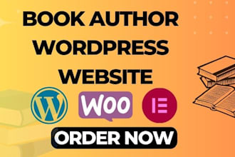 create a modern book author, ebook author or author website in wordpress