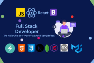 develop professional full stack web applications as your mern stack developer