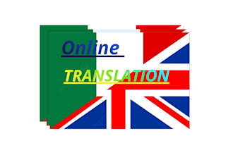 do english to italian and italian to english translation