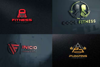design creative gym, fitness, sports and health logo