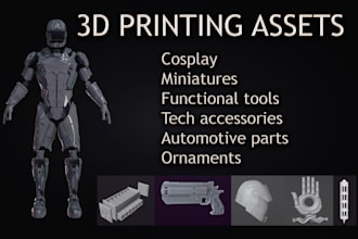 design custom stl objects for 3d printing