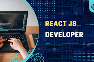 do professional front end web development services with react js bootstrap 5