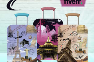 do customize luggage and bag wrap in 24hours