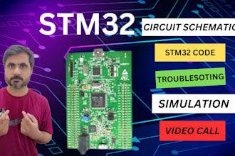 do stm32 programming and circuit schematic