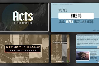 design sermon series and church graphics