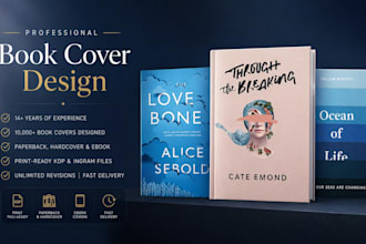 design a professional KDP book cover for ebook, paperback and hardcover