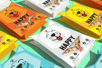 design packaging and label for dog food cat food pet food industry