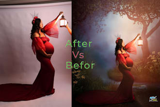 do family, newborn, maternity photo retouching in photoshop