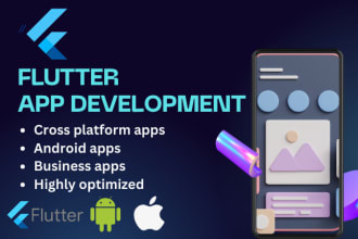 develop android and IOS app using flutter or react native