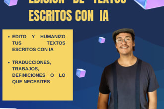 editaré tus textos escritos con ia