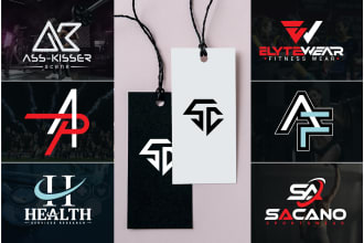 design fitness, gym, sports, initial letter, monogram logo