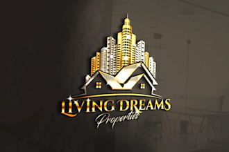 do 3d luxury elegant modern  business professional logo for u