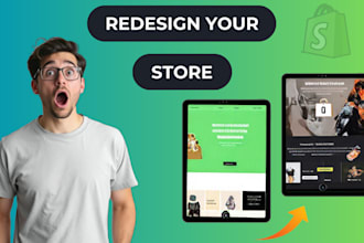 redesign, clone, or revamp your shopify dropshipping store for higher conversion